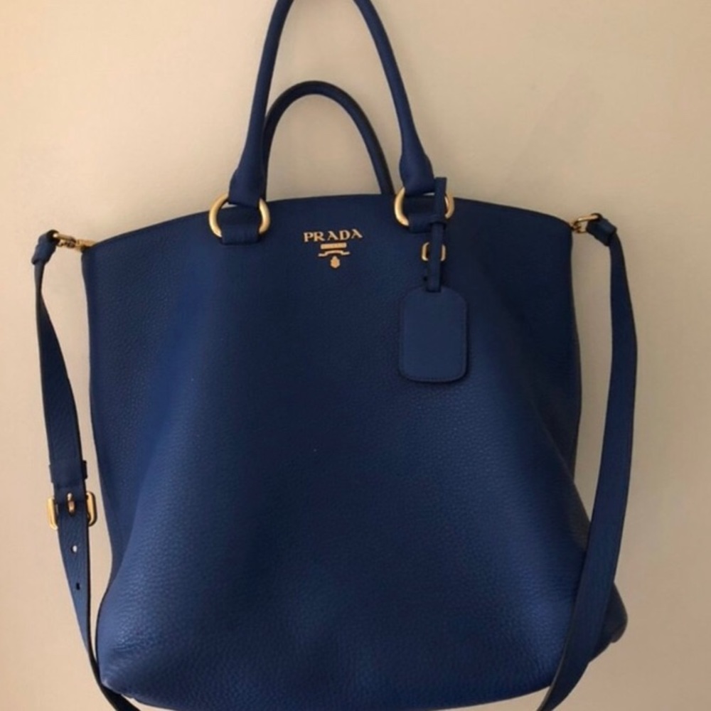 Blue prada totebag